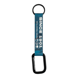 Royal Enfield Since 1901 Polyester Keychain Blue
