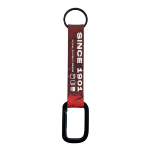 Royal Enfield Since 1901 Polyester Keychain Red