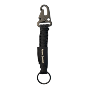Royal Enfield Ride More Nylon Braided Keychain Black