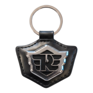 Royal Enfield Wing Logo Stencil Keychain Black