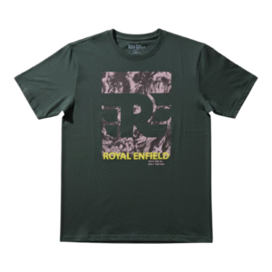 Royal Enfield Aerial View T-shirt Emerald Green