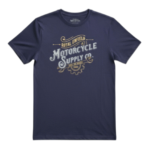 Royal Enfield Motorcycle Supply Co. T-shirt Navy