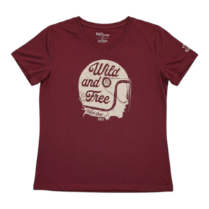 Royal Enfield Wild & Free Red Melange T-shirt