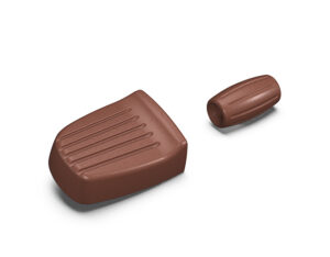 Brune Gummi-overtræk til Fodpedaler